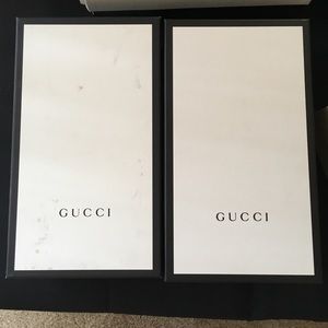 2 Gucci shoes Boxes